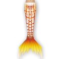thumbnail image 2 of Mermaid Tail for Girls with Monofin Orange Orange, 2 of 3