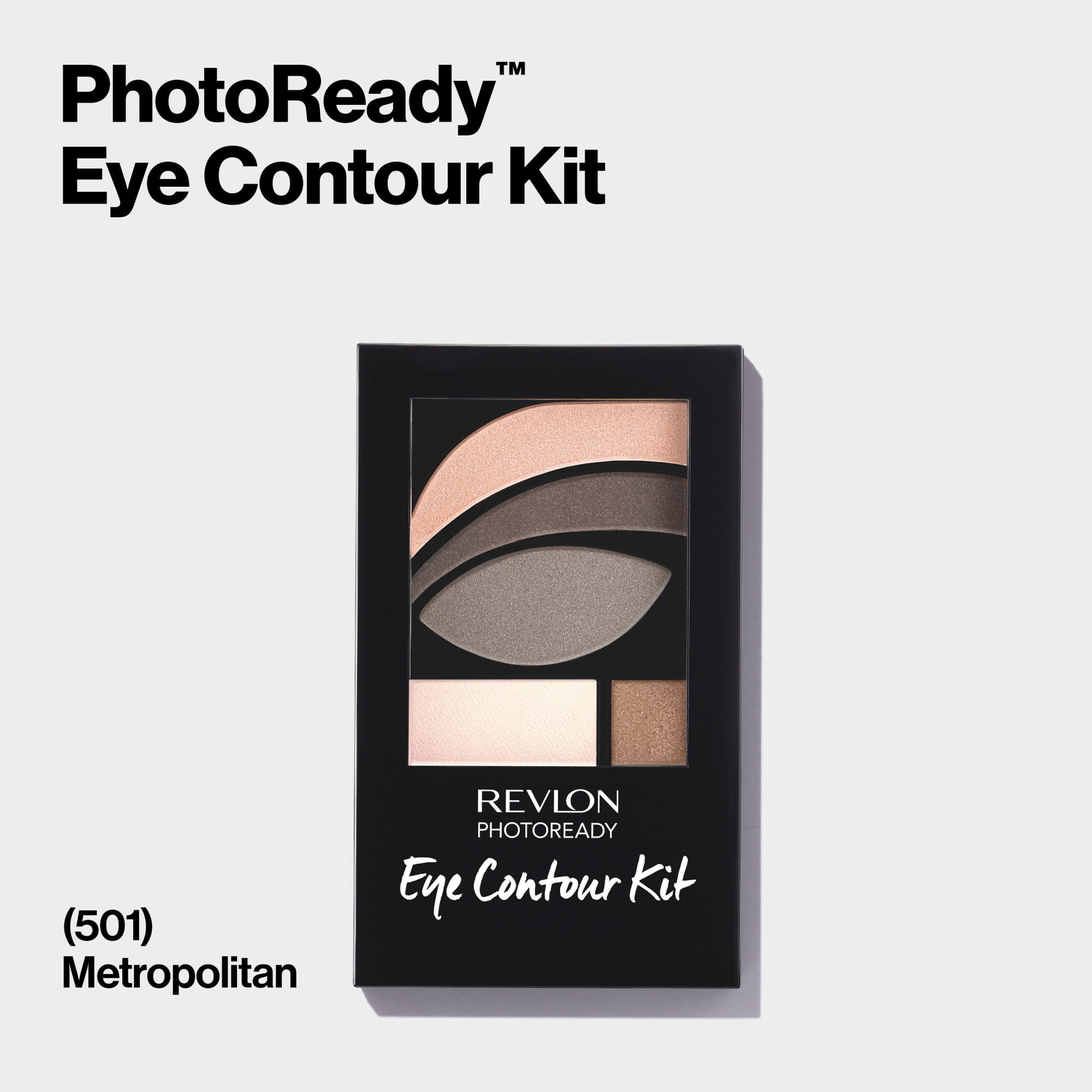 Revlon PhotoReady Contour Shimmer Cream Eyeshadow Palette, 501 Metropolitan - image 2 of 2