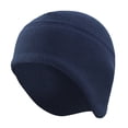 thumbnail image 2 of Fuzz Ear Flap Beanie Hat for Men Thermal Windproof Winter Skull Cap with Ear Covers Navy Free Size, 2 of 6