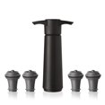 thumbnail image 1 of Vacu Vin Original Wine Saver with 4 Vacuum Bottle Stoppers &acirc;?? Black Wine Preserver Pump for Red or White Wine &acirc;?? Manual Air Remover System &acirc;?? A, 1 of 6