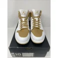 thumbnail image 3 of Ni-k-e Air Jordan 1 Phat Mens Basketball Shoe Size 10 White Metallic Gold Sneaker, 3 of 6