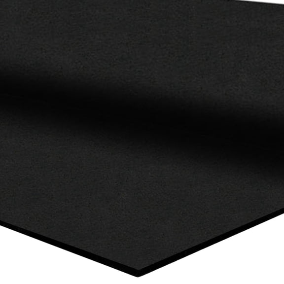 FlooringInc 1/4" thick Tough Gym Floor & Equipment Mats, 4'x6', Black