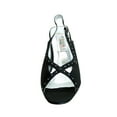 thumbnail image 2 of FLORAL Rylee Women's Wide Width Criss-Cross Heeled Sandals BLACK 8, 2 of 6