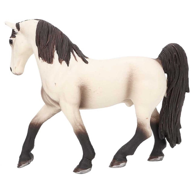 Figura de caballo de plástico macizo, modelo animal, juguete educativo para niños (n.° 1)