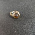 thumbnail image 1 of Anillo de cristal de cristal Amatista Ágata roja Piedra natural Anillo abierto de moda sinuoso, 1 of 5