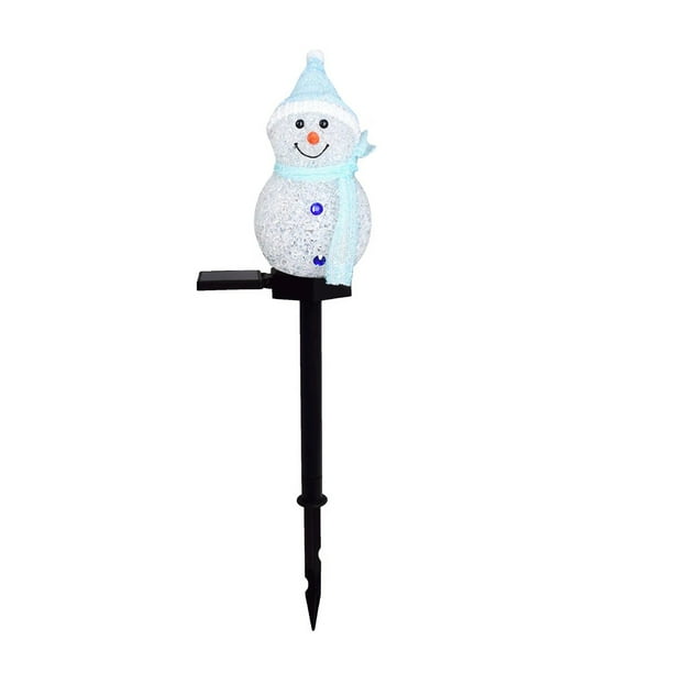 Hot6sl Ofertas y Liquidaciones Luces Solares para Jardín Luces Led Navideñas con Forma de Muñeco de Nieve
