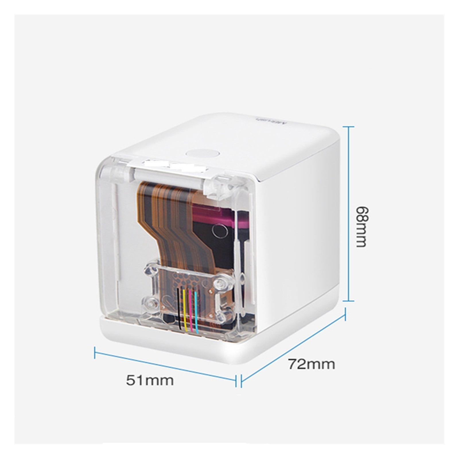 Handheld Wireless Printer Mobile Color Mini Colo Printer Portable Wifi Printers Handheld Inkjet Printer ,Compact Design