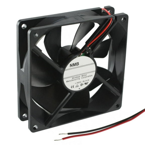 3610KL-05W-B50-P00 Fan Tubeaxial 24VDC Square - 92mm L x 92mm H Ball 54.7 CFM (1.53m³/min) 2 Wire Leads