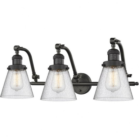 515-3W-OB-G64-Innovations Lighting-Addison-9W 3 LED Bath Vanity-28 Inches Wide by 10 Inches High