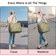 thumbnail image 5 of Yellow Leopard Print Pattern Travel Tote Bags for Women Carry On,Large Weekender Bags for Women Travel,Multi Functional Duffle Bag for Work,Shopping,Sports, 5 of 5