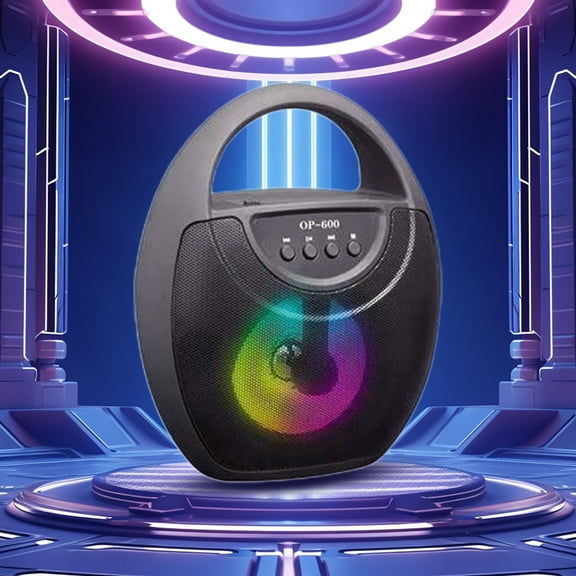 AZXY Portable Speaker,Bluetooth Speaker,Wireless Outdoor Speakers Waterproof,Small Shower Speaker with Subwoofer Radio Lights for Home Outside Travel