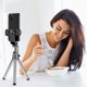 thumbnail image 4 of Trípode Soporte para teléfono Selfie Stick Útil Práctico Duradero Portátil Trípode de viaje Estante de transmisión en vivo para cámara de teléfono Plata brillar Electrónica, 4 of 4