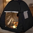 thumbnail image 4 of Pop-Up Sensory Tent Black Light-Blocking Shelter Foldable Polyester Privacy Tent Portable Indoor Outdoor Rest Tent for Relaxing Reading Playing, 4 of 5
