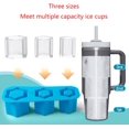 thumbnail image 2 of Innovative Tray For Insulated Cups 3 Chamber Ice Container Easy Removal Ice Mold For Water Cup Barwares, 2 of 7