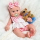 thumbnail image 5 of Muñeca Reborn JIZHI, totalmente de silicona, 40 cm, 2,6 kg, con accesorio, 5 of 6