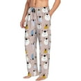 thumbnail image 6 of Pofeuu Cute Hand Drawn Bear Print Men's Pajama Pants, Soft Lounge Pajama Pants with big pockets for Men Plaid Pj Bottoms-X-Large, 6 of 6