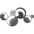 thumbnail image 3 of Aria Home Ocean Ring Metal Wall Art Coastal Blue Gray Modern Living Room Accent Sculpture, 3 of 3