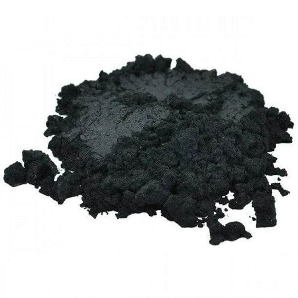 BLACK LUXURY MICA COLORANT PIGMENT POWDER COSMETIC GRADE EYESHADOW 2 OZ