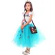 thumbnail image 5 of Vestido de tul con tutú Mirabel para niña, vestido de princesa elegante para fiesta de cumpleaños, disfraz de carnaval, Halloween, Cosplay, disfraz de Madrigal Encanto, 5 of 5
