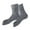 Grey, variant on Women Breathable Mesh Stockings Sheer Lace Knee High Socks Comfortable Seamless Stackable Daily Wear White One Size
