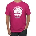 thumbnail image 1 of Wild Bobby,I Can't Work Today My Arm is in Cast, Father's Day, Men Graphic Tees, Fuschia, 2XL, 1 of 3