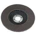 thumbnail image 3 of Uxcell 4 Inch Flap Disc 240 Grit Sanding Grinding Wheels Silicon Carbide Abrasive Fiber Mesh Cover 10 Pack, 3 of 5