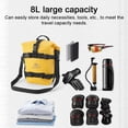 thumbnail image 4 of Riwcyla Motorcycle Bumpers Bag Waterproof 8L Motorcycle Side Frame Bag Motorcycle Crash Bar Bag Universal Motorcycle Riding Tools Storage Bag Motorcycle Accessory, 4 of 6