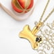 thumbnail image 5 of Colgante, Collar, Cadena, , , Joyería Conmemorativa, , Dorado Negro Yinane Collar colgante, 5 of 8