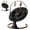 black, variant on Babyomi Baby Swing with Auto Rocking, Adjustable Recline & Speed, Remote Control, Timer, Bluetooth Music, Toy Bar & Secure 5-Point Harness for Infants, Beige