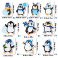 thumbnail image 2 of Sticky Notes Xqumoi, paquete de 30 diseños de pingüinos de invierno, 2 of 6