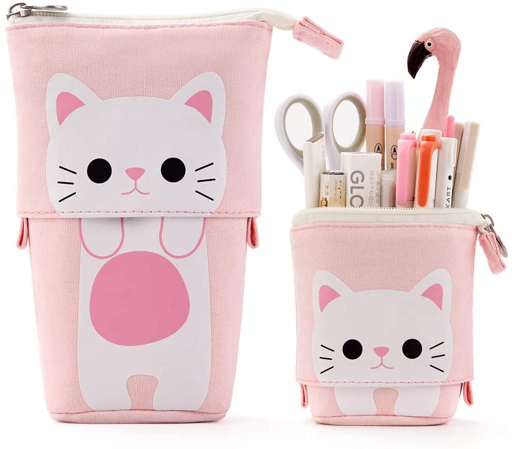Cartoon Pen Bag Cute Kawaii Biscuit School Pencil Case Stationery Pouch Box