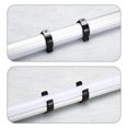 thumbnail image 5 of Uxcell T10 U Clips Holder Bracket for LED Light Bulb Mounting Bracket Fluorescent Tube Holder Clamps Black 12 Pack, 5 of 5