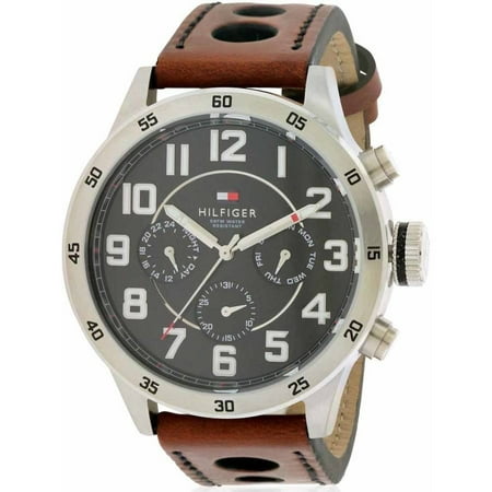Tommy Hilfiger Leather Chronograph Men's Watch, 1791049