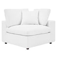 thumbnail image 4 of Modway Commix Down Filled Overstuffed Vegan Leather Loveseat in White, 4 of 8