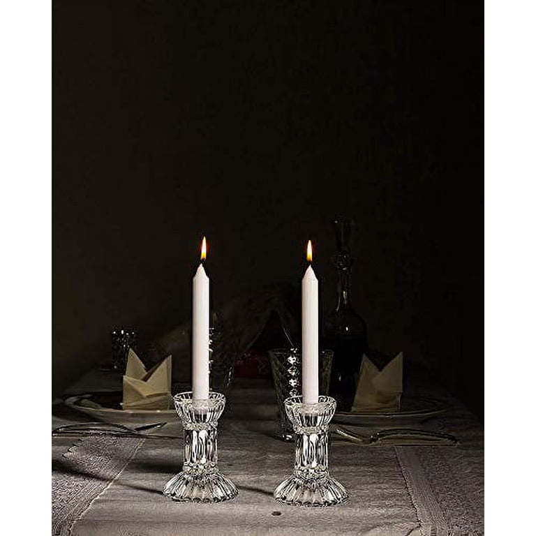 White Shabbos Taper Candles, 72 Count, 3 Hour Burn photo 3