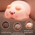 thumbnail image 5 of Cute Piggy Night Light 3 Levels of Adjustable Brightness Night Light Adjustable Brightness Night Light,1 * Little Night Light, 5 of 6