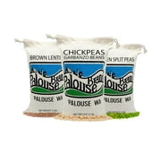 Chickpeas | Lentils | Split Peas | Palouse Brand | USA Grown | (3 lb, Pack of 3)
