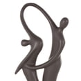 thumbnail image 4 of 7" x 18" Black Ceramic Dancing People Sculpture, by DecMode, 4 of 9