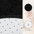 thumbnail image 3 of DweIke Round Rug for Bedroom,Soft Shaggy Area Rugs for Living Room Decor,Fluffy Circle Carpets for Nursery,4'x4',Black, 3 of 7
