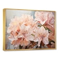 thumbnail image 2 of Designart "Poetic Petal Artistry I" Rhododendron Floater Framed Wall Art Prints, 2 of 5