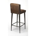 thumbnail image 5 of Dark Brown Leather Bar Stool, 5 of 5