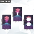 thumbnail image 7 of Yayeee Toggle Light Switch Wall Plate 1-Gang 4.5"x2.7" Home Decorative Outlet Cover, Night Neon Road, 7 of 7