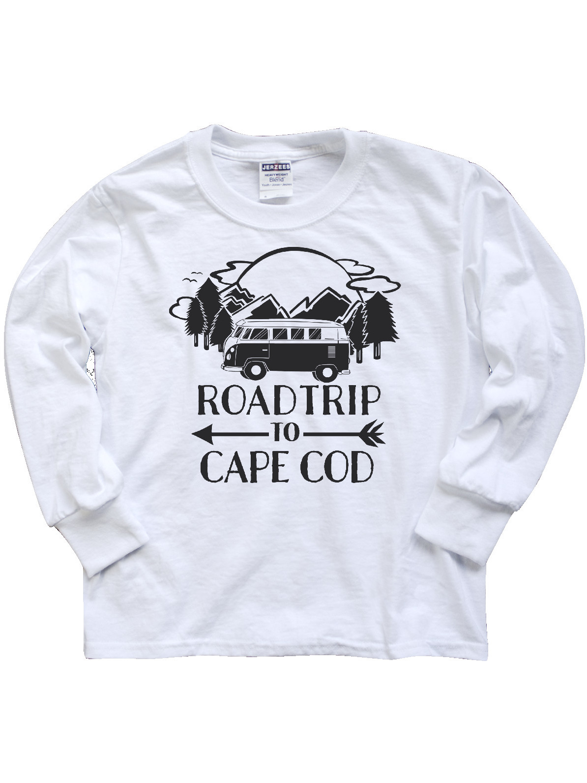 Road Trip To Cape Cod Youth Long Sleeve TShirt