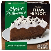 Marie Callender's Chocolate Satin Pie, Frozen Dessert, 25.6 oz (Frozen)