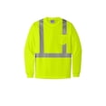 thumbnail image 3 of CornerStone ANSI 107 Class 2 Mesh Long Sleeve Tee | Reflective Safety T-Shirt for Men & Women, Comfortable High Visibility Clothing, 3 of 4
