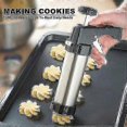 thumbnail image 3 of Professional Stainless Steel Pastry Syringe Biscuit Press Pastry Gun With 13 Biscuit Discs And 8 Nozzles n, 3 of 4