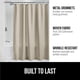 thumbnail image 2 of Cortina de ducha GORILLA GRIP Waffle 180 x 200 cm, tela beige, 2 of 8