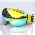 thumbnail image 1 of Gafas de esquí con bastones para adultos, para hombres y mujeres, con revestimiento al vacío de color antivaho de doble capa, 1 of 5
