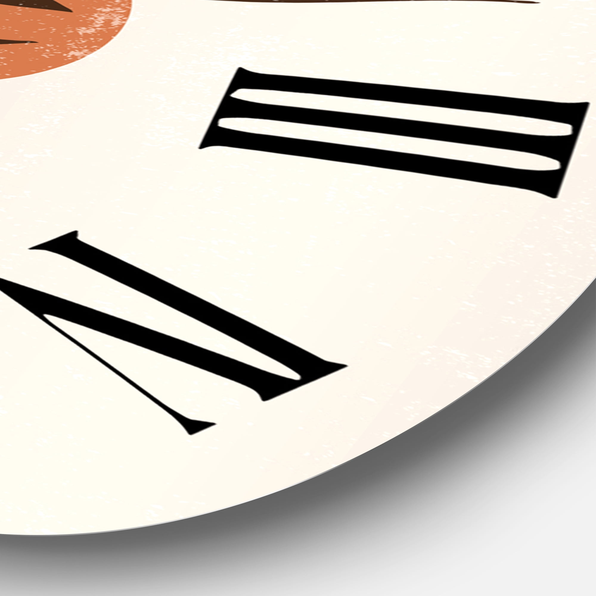 Designart 1 in Modern,Contemporary Wall Clock