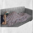 thumbnail image 6 of Cartoon Soft Flannel Fleece Throw Blanket, Groovy Pastel Hand Drawn Music Keyboard Sound Speakers Creative Rainbow Themed, Cozy Plush for Indoor and Outdoor Use, 50" x 70", Multicolor, by Ambesonne, 6 of 6